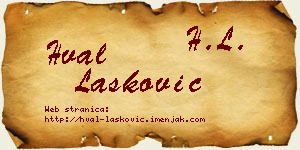 Hval Lasković vizit kartica